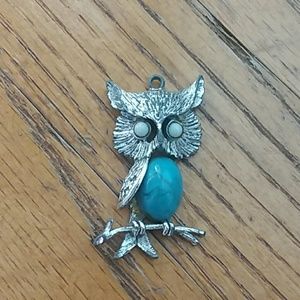 Vintage Owl Pendant